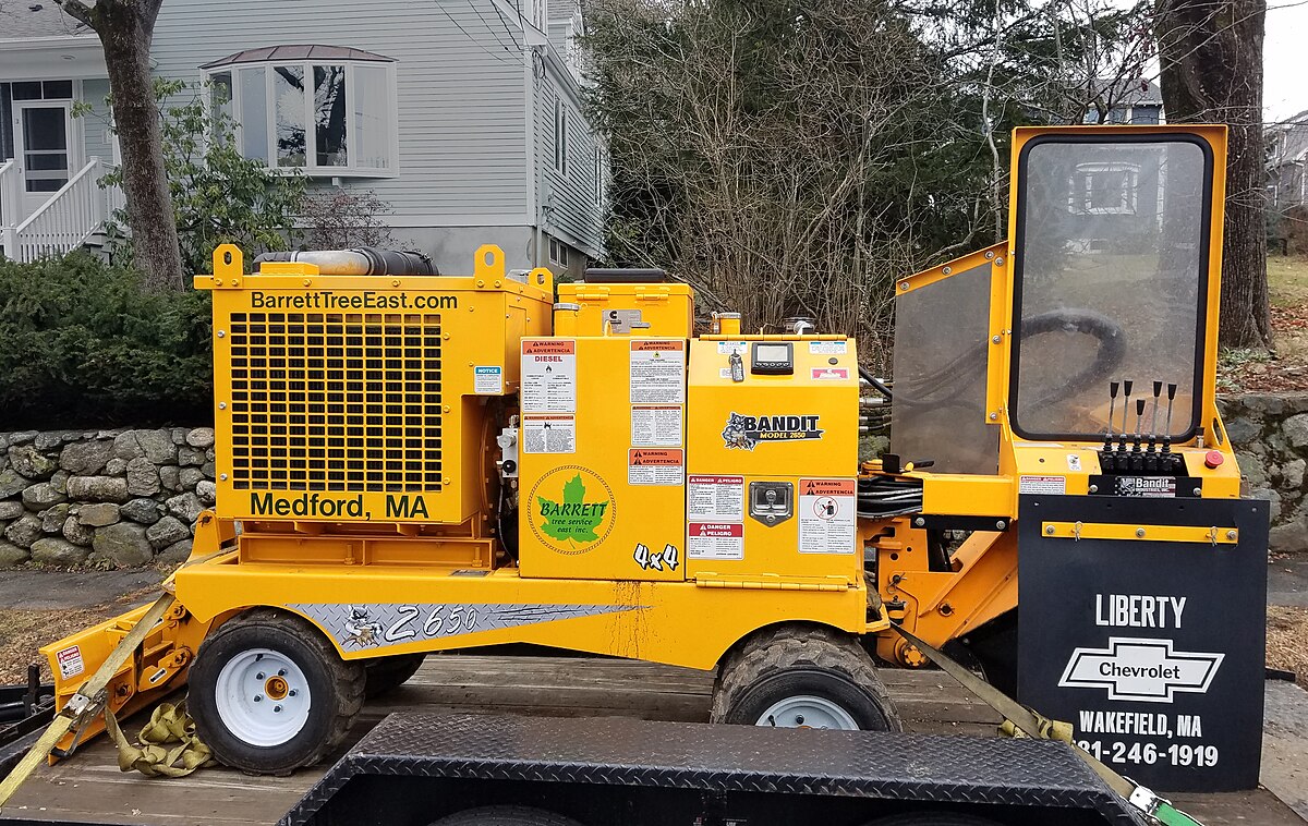 Bandit 2650 stump grinder — Arlington MA